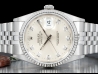 Rolex Datejust 36 Argento Jubilee Silver Lining Diamonds Dial 16234